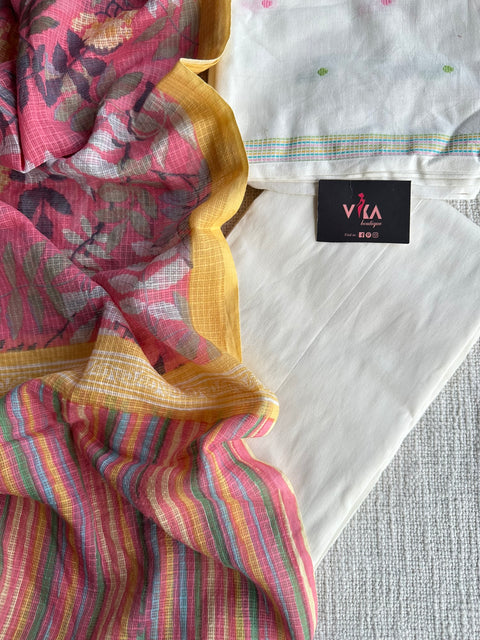 Handloom cotton salwar material