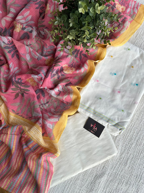 Handloom cotton salwar material