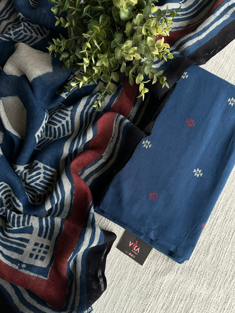 Handloom cotton salwar material