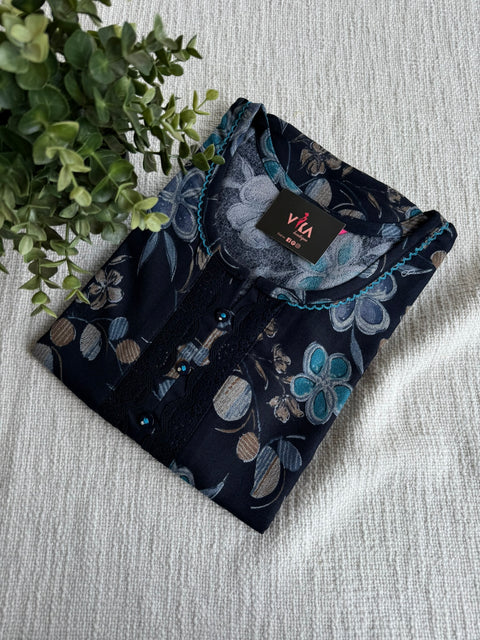 L and XL size Printed Alpine nighty