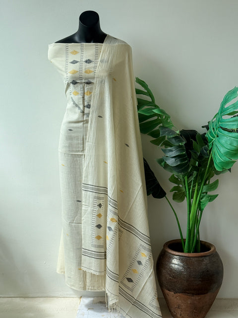 Jamdhani top and dupatta