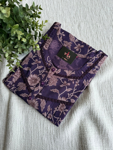 L and XL size Printed Alpine nighty