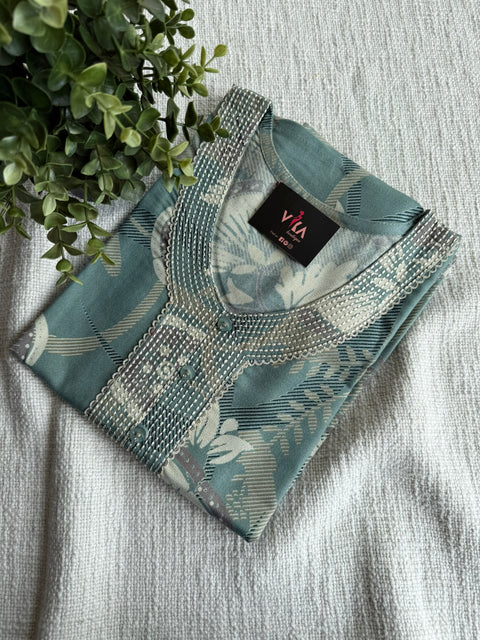 L and XL size Printed Alpine nighty