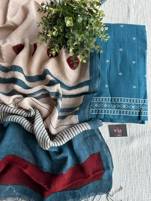 Handloom cotton salwar material