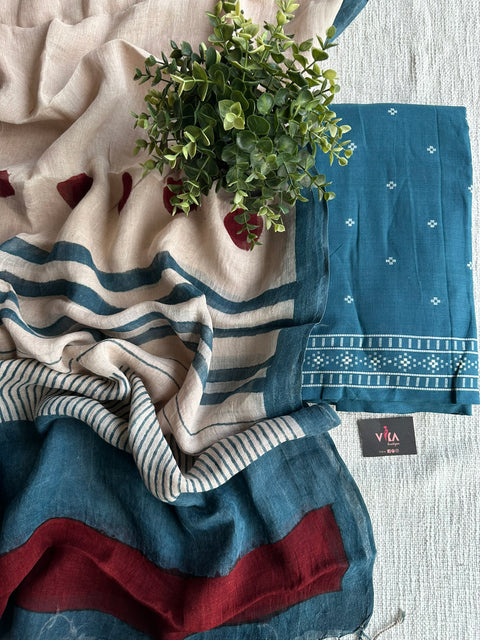 Handloom cotton salwar material