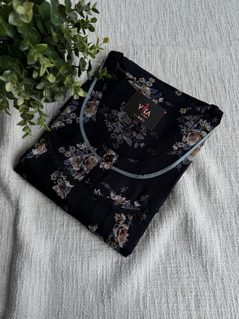 L and XL size Printed Alpine nighty