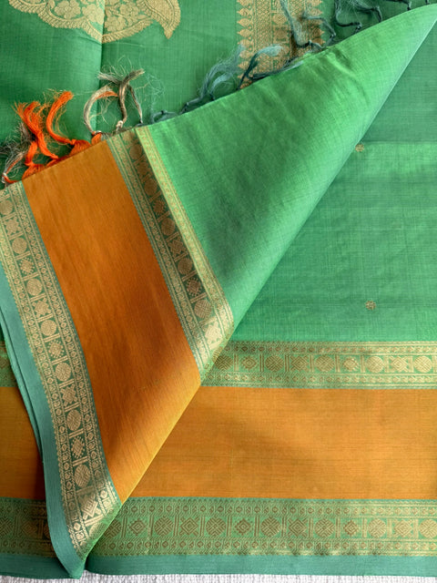Pure handloom Silk cotton saree