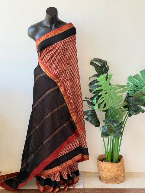 Maheswari border chanderi saree
