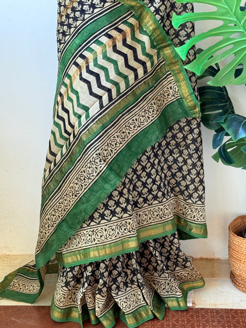 Maheswari border chanderi saree