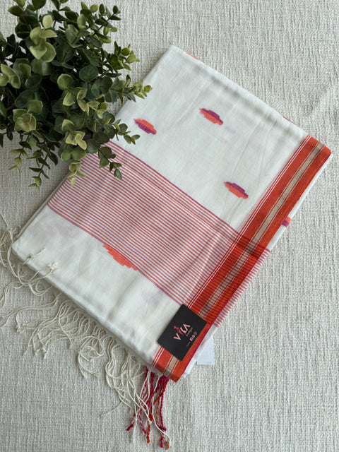 Parwa Bhutti mul cotton saree
