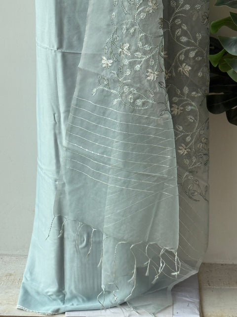 Premium Rayon salwar material -Powder Blue