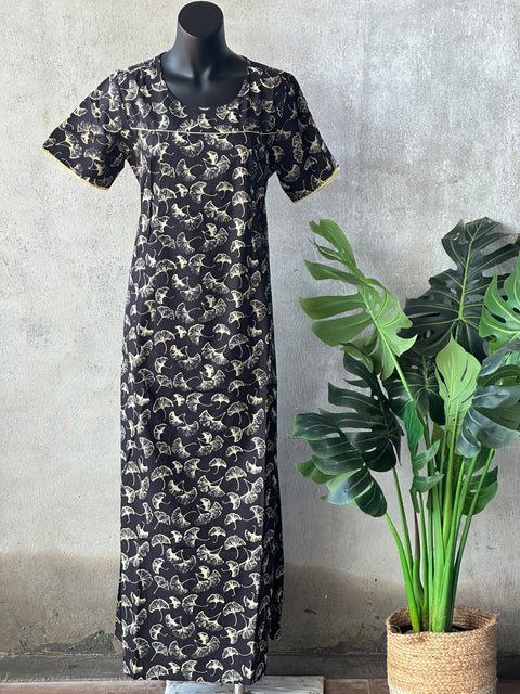 Maternity Printed cotton nighty