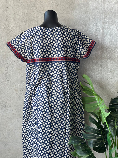 Printed cotton nighty