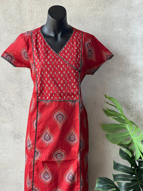 Printed cotton nighty