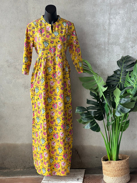 Maternity Printed cotton nighty