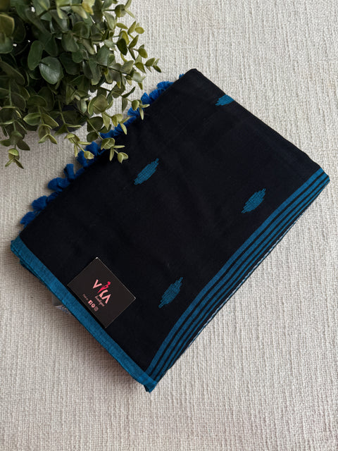 Bhutta weaving mul cotton saree