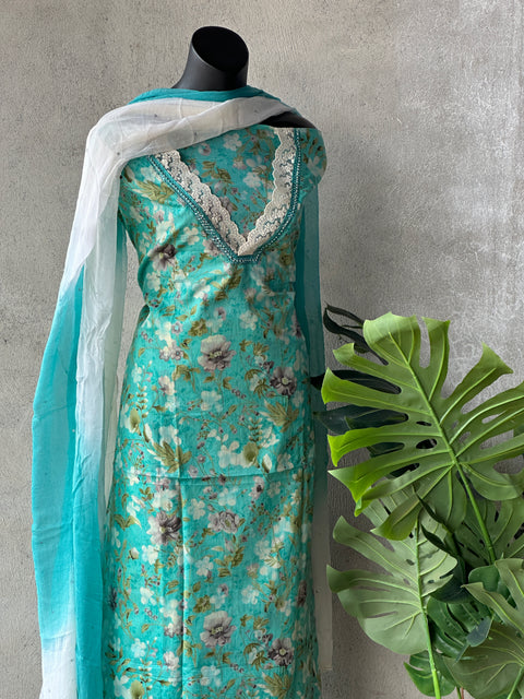 Floral Printed cotton salwar material