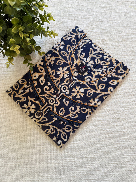 L size printed Batik cotton Nighty
