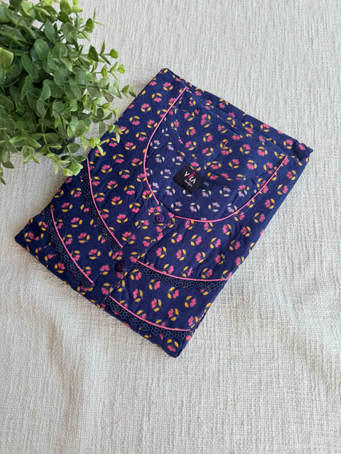 XXL size Trendy cotton nighty