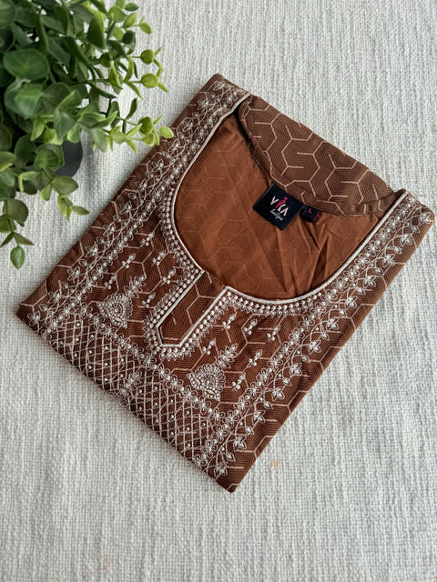 L size printed cotton nighty