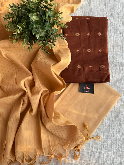 Handloom cotton salwar material