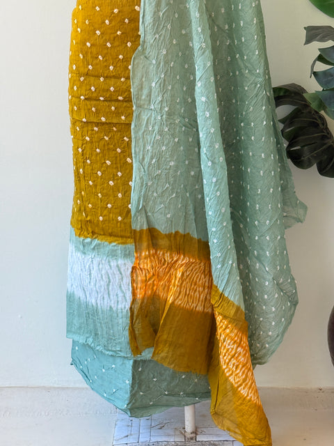 Bhandhej cotton salwar material