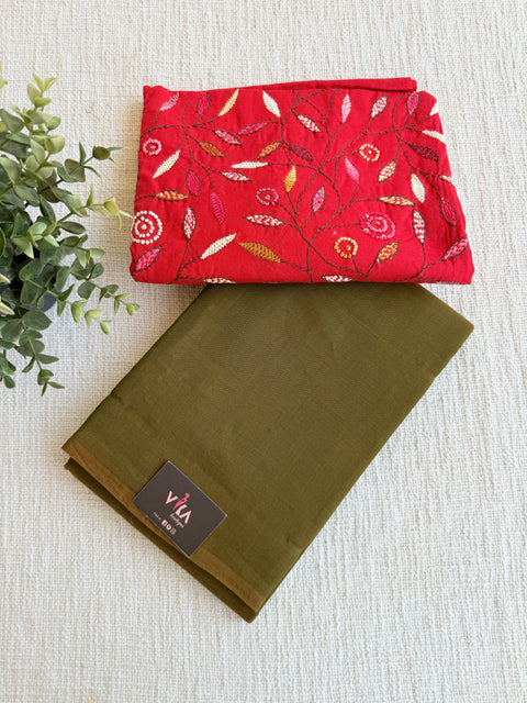 Handloom chettinad cotton saree
