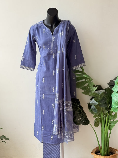Handloom cotton suit set