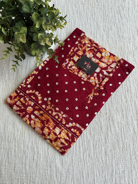 L size printed Batik cotton Nighty
