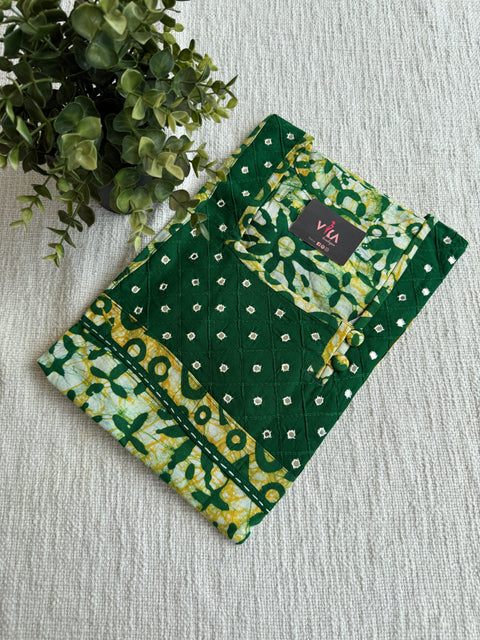L size printed Batik cotton Nighty
