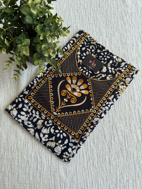XL size printed Batik cotton Nighty