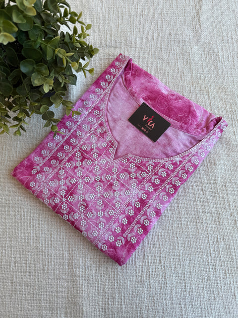 XXL size printed Alpine nighty