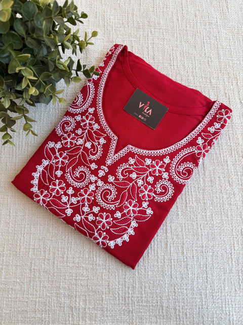 XL size printed Alpine nighty