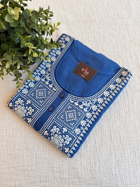 XL size printed Alpine nighty