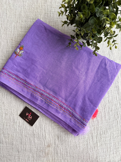 Emb Mul chanderi saree