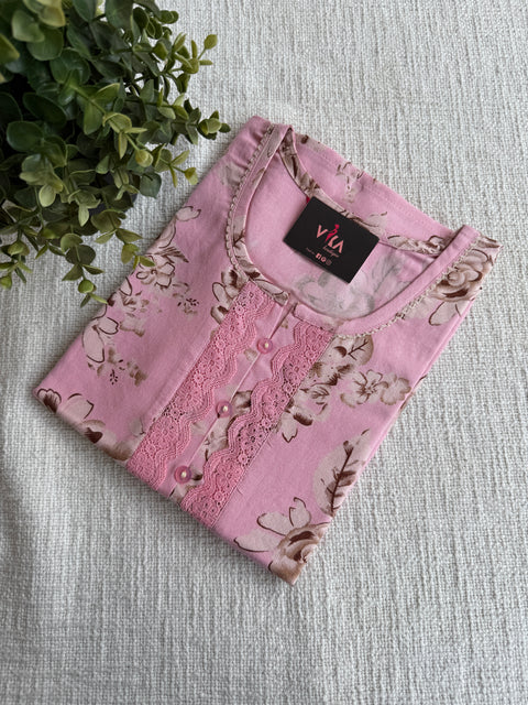 L size printed Alpine nighty