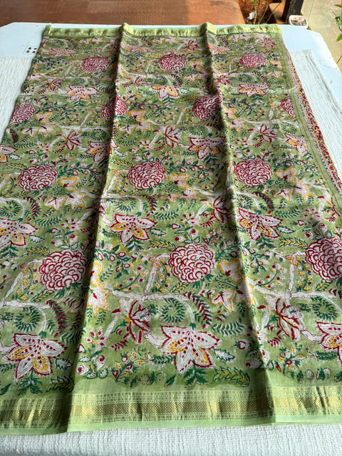 Maheswari border chanderi saree