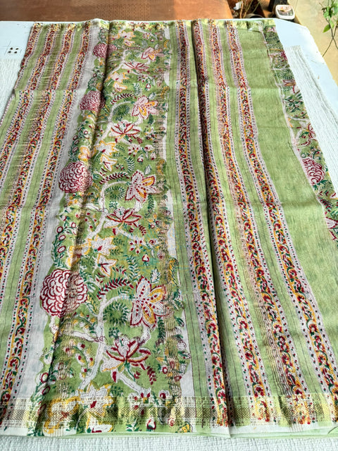 Maheswari border chanderi saree