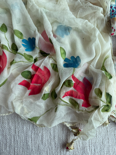 Printed cotton suit material