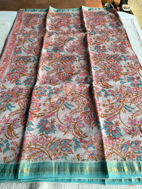 Maheswari border chanderi saree