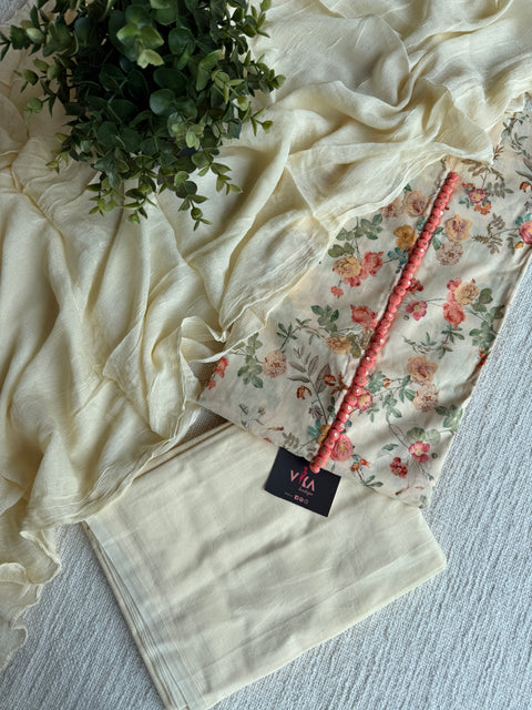 Printed cotton suit material