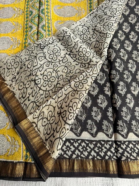 Maheswari border chanderi saree