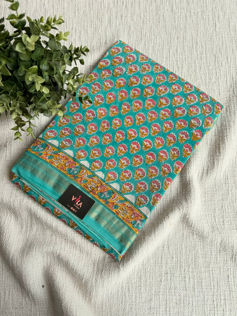 Maheswari border chanderi saree