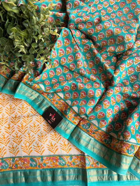 Maheswari border chanderi saree