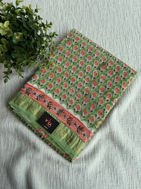 Maheswari border chanderi saree