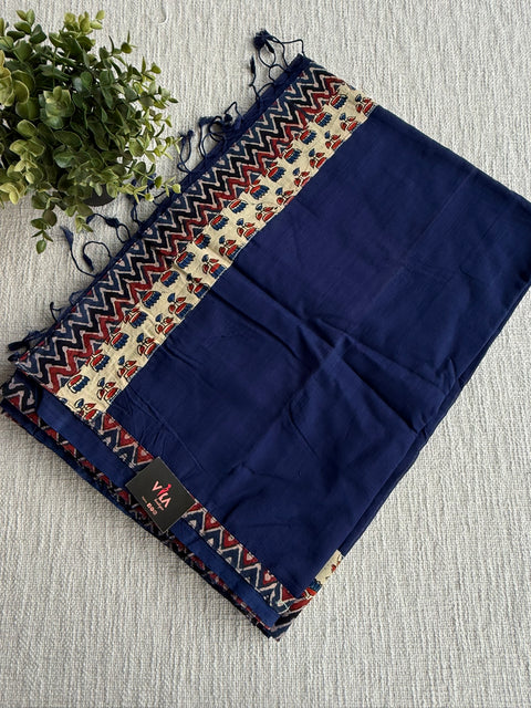 Patch work Mangalgiri Cotton Saree
