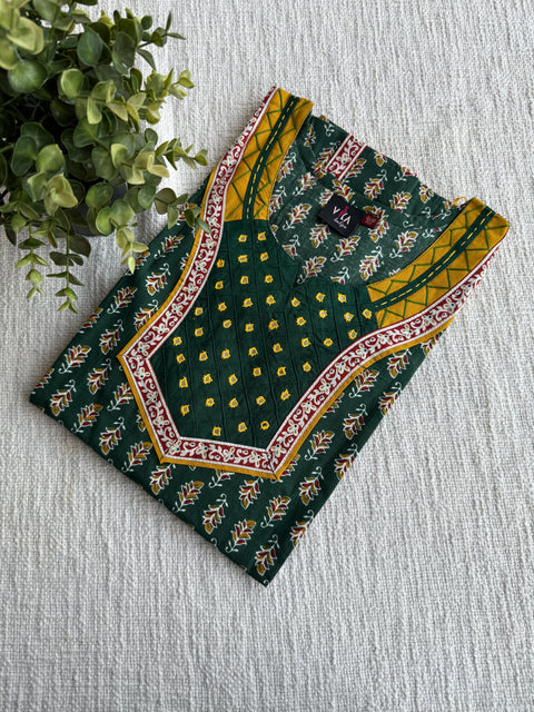 M size slim fit printed cotton nighty