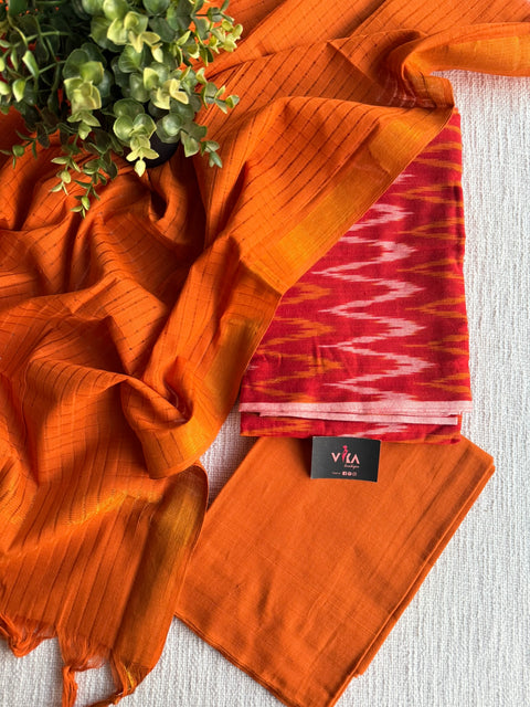 Ikat cotton salwar material