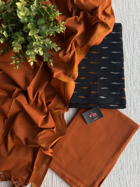 Ikat cotton salwar material