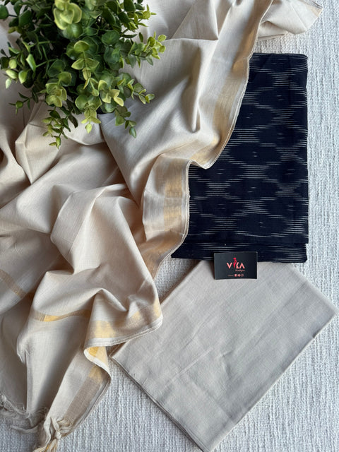 Ikat cotton salwar material